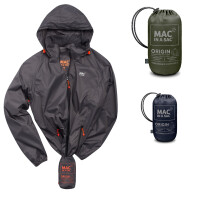 Mac in a sac Regenjacke in den Farben schwarz, khaki und...