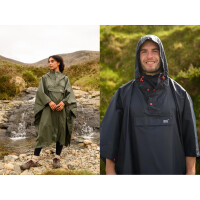 Mac in a sac Poncho in den Farben khaki und navy-blue
