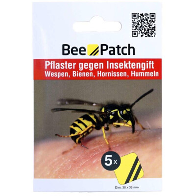 Bee-Patch Bienen- und Wespenpflaster verpackt vor weißem Hintergrund jetzt bei Outaway.de