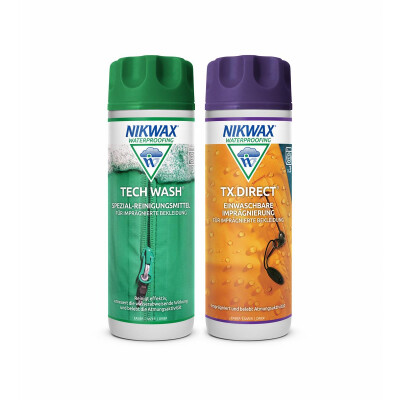 Nikwax TechWash und TX.Direct Wash In 2x300ml Doppelpack aus Reinigungsund Impraegniermittel jetzt bei Outaway.de erhaeltlich