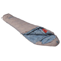 Tambu NARAM Mumienschlafsack leicht aufgeklappt