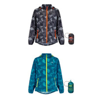 Mann traegt Mac in a sac Regenjacke in der Farbe...