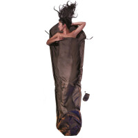 COCOON MummyLiner Seide - Leicht-Reiseschlafsack und...