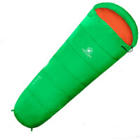 NORDBAER Ultraleichter Kinderschlafsack in gruen