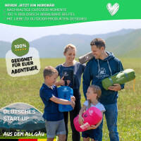 NORDBÄR® Kinder-Schlafsack 3-Jahreszeiten grün