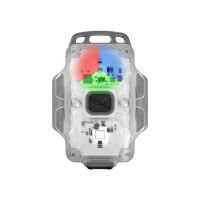 Armytek Crystal Grey mit weißem, roten, gruenem und...