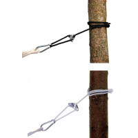 Amazonas Aufhaengung Smartrope zwischen 2 Baeumen...